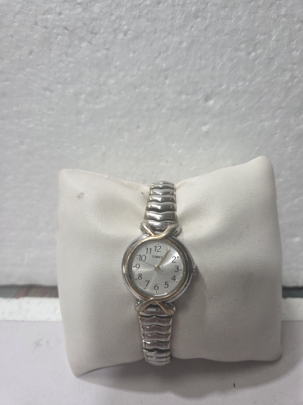 Timex Silver Gold  Tone Women's Expansion Band Watch